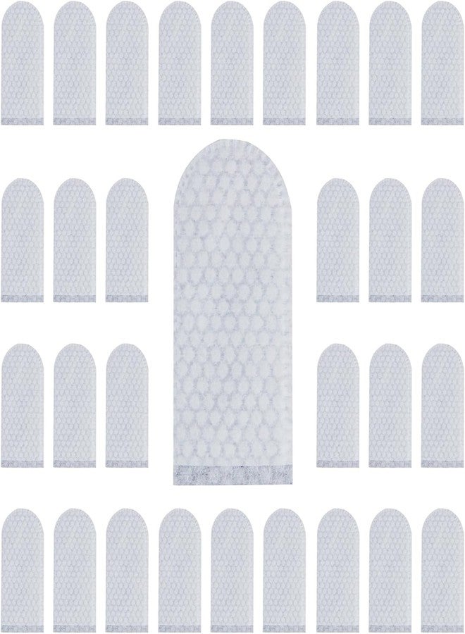 Abvsdu 100 PCS Cotton Finger Cots, Finger Covers Protection for Finger Tips, Breathable, Sweat Resistant, and Wear-Resistant, Perfect for Work, Nails Cleaning, and Injured Fingers (White) - Image 1